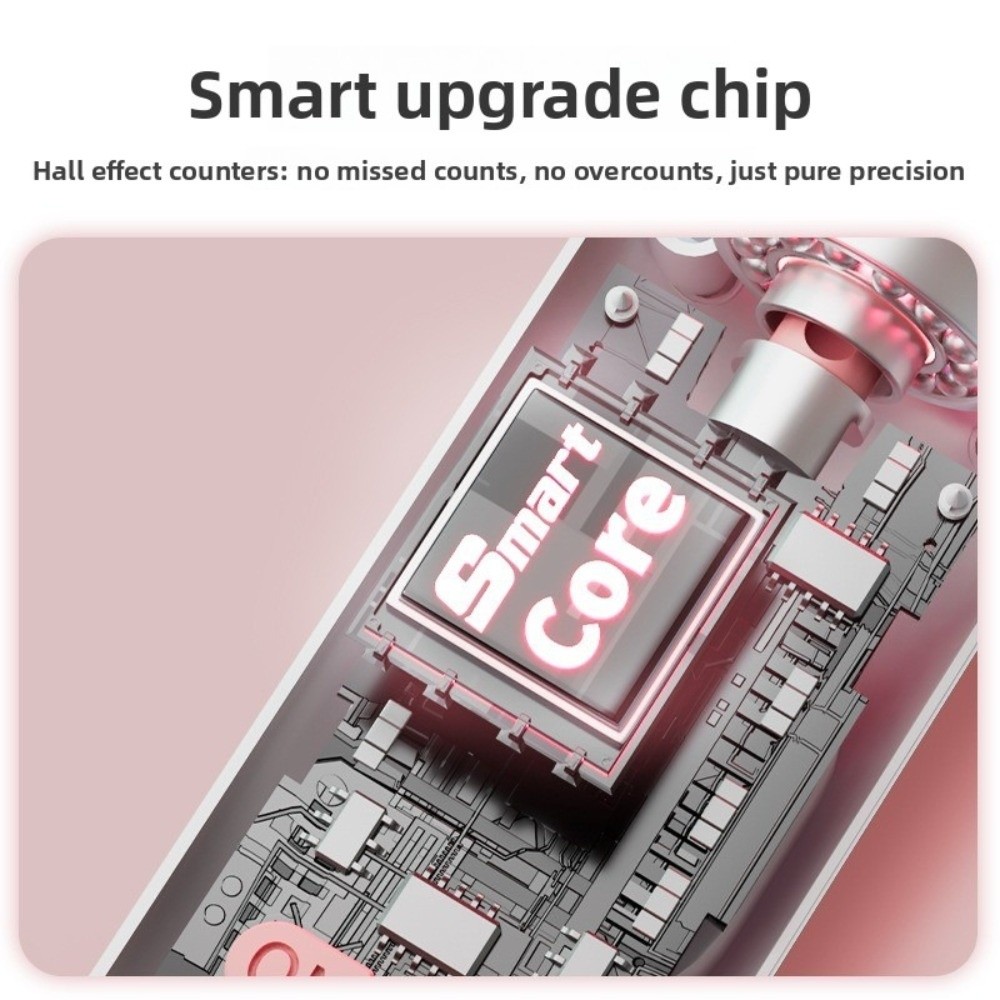 Smart Jump Rope Digital Counter - เชือกกระโดดไร้สาย ไม่ต้องใช้เชือก ป้องกันการลื่น ลดน้ำหนัก พร้อมตัวนับจำนวนครั้งกระโดด เชือกกระโดดดิจิตอลอัจฉริยะ