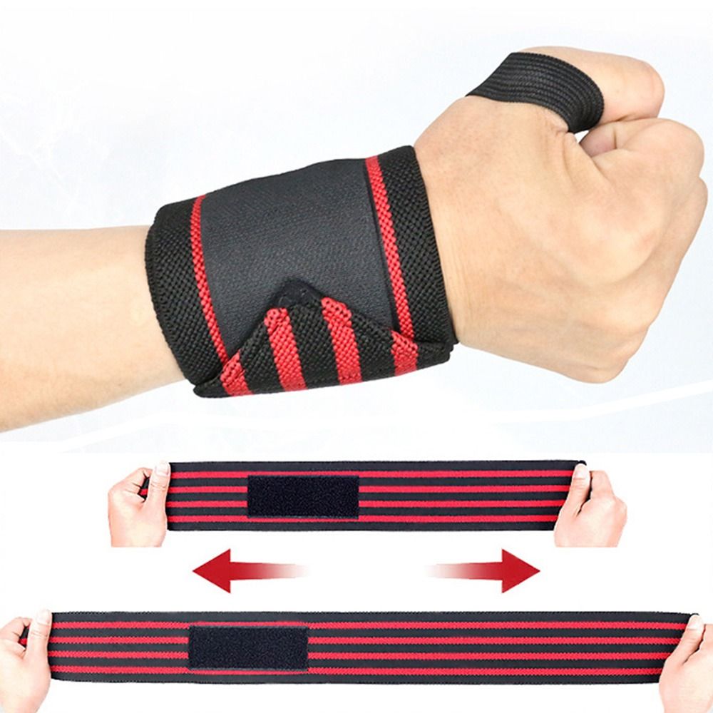 1 คู่ สายรัดข้อมือสำหรับยกน้ำห - Wrist Wraps Weightlifting Support บทวิจารณ์และราคา