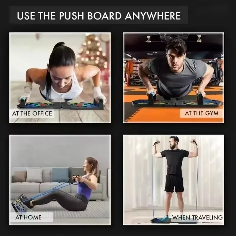 แผ่นฝึกวิดพื้นแบบพับได้ พร้อมด - Push Up Board Foldable Multi Function บทวิจารณ์และราคา