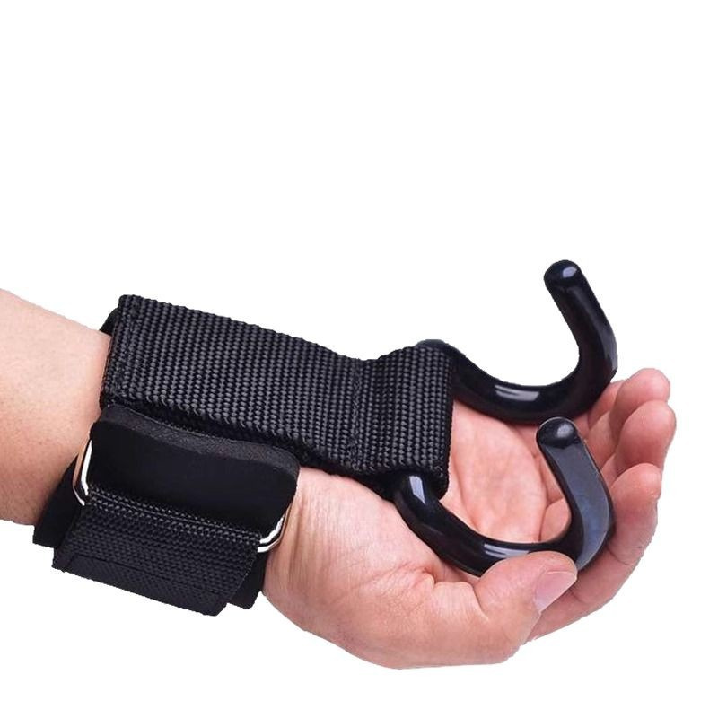 【F】2 ชิ้น ตะขอสำหรับยกน้ำหนัก  - Wrist Wraps Weightlifting Support บทวิจารณ์และราคา