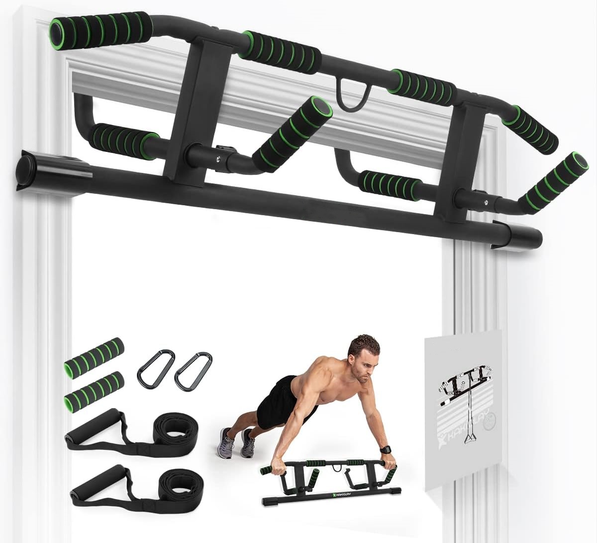 บาร์โหนติดประตู Wellshow Sport - Door Pull Up Bar No Screw บทวิจารณ์และราคา