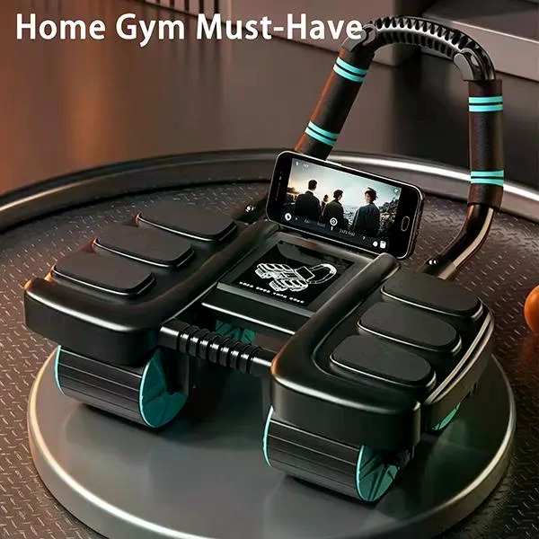 ลูกกลิ้งบริหารหน้าท้องแบบ 4 ล้ - Ab Roller Wheel With Elbow Support บทวิจารณ์และราคา